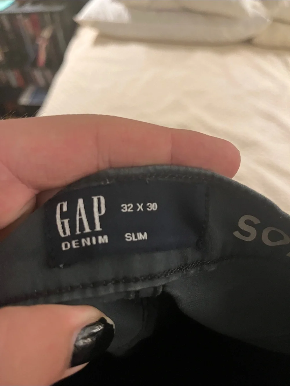 GAP Men's Charcoal Slim Straight Jeans
